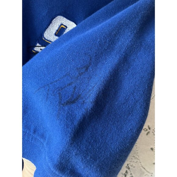 Nascar Racing Carl Edwards #99 Embroidered Polo Shirt Small Blue Mens - Picture 6 of 6